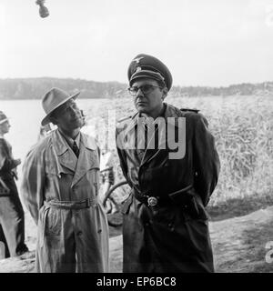 Episodio 'Der caduta Nebe' aus der ZDF Fernsehserie 'Dcome Kriminalgericht', Deutschland 1964, Regie: Georg Tressler, Szenenfoto Foto Stock