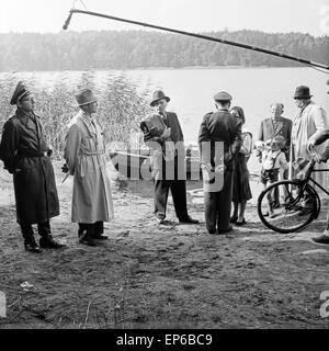 Episodio 'Der caduta Nebe' aus der ZDF Fernsehserie 'Dcome Kriminalgericht', Deutschland 1964, Regie: Georg Tressler, Szenenfoto Foto Stock