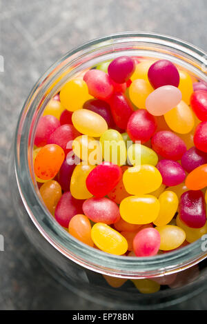 Il Jelly Beans in vaso Foto Stock