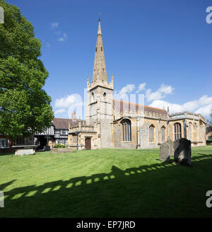 Chiesa di tutti i Santi Evesham, Worcestershire, England, Regno Unito Foto Stock