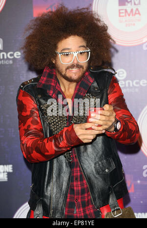 MTV EMA 2014 tenutasi presso la SSE Idro - Arrivi con: Redfoo dove: Glasgow, Regno Unito quando: 09 Nov 2014 Credit: Lia Toby/WENN.com Foto Stock