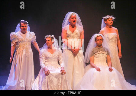 Durham, North Carolina, Stati Uniti d'America. 8 Maggio, 2015. I bambini nella Hall è un canadese sketch comedy gruppo formato nel 1984, costituito da comici Dave Foley, Kevin McDonald, Bruce McCulloch, Mark McKinney e Scott Thompson. © Andy Martin Jr./ZUMA filo/Alamy Live News Foto Stock