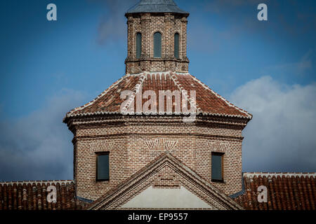 Belfry,Cerro de los Angeles è situato nel comune di Getafe, Madrid. Esso è considerato il centro geografico dell'Iber Foto Stock