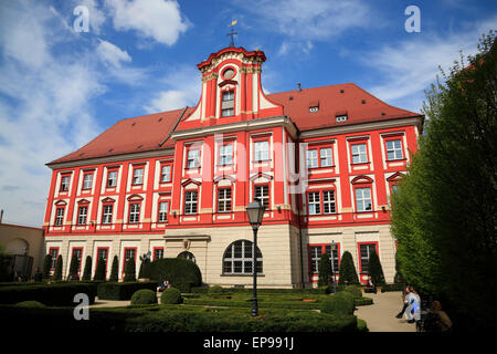 Ossolinski National Bibliothek, Wroclaw, Slesia, Polonia, Europa Foto Stock