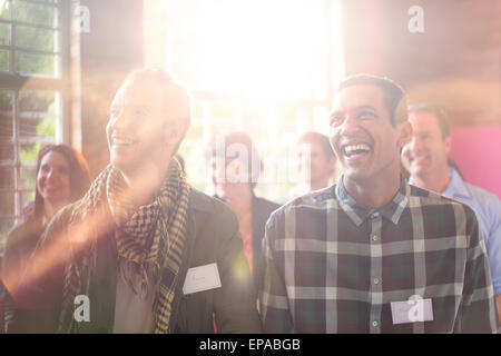 Laughing Man pubblico centro comunitario Foto Stock