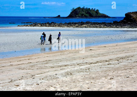 Nosy bea ,andilana beach, madagascar lagoon , Costa e sabbia Foto Stock