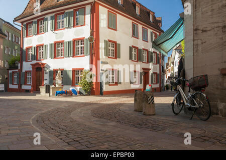 Aprile pomeriggio a Rheinfelden, Canton Argovia, Svizzera. Foto Stock