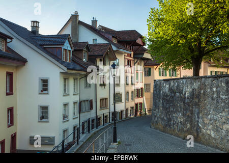 Pomeriggio a Aarau, Canton Argovia, Svizzera. Foto Stock