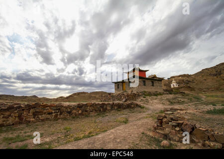 Rovine del monastero Ongi, Saikhan-Ovoo, Provincia Dundgovi, Mongolia Foto Stock