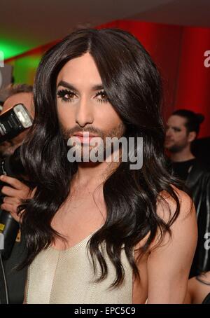 Conchita Wurst di presenze per il Life Ball 2015 Candids Celebrity - Ven, Le Meridien Vienna, Vienna, -- il 15 maggio 2015. Foto di: Derek Storm/Everett Collection Foto Stock