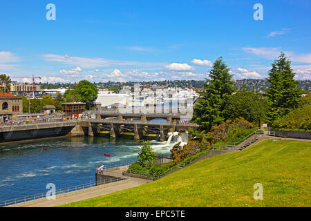 Ballard si blocca in Seattle Foto Stock