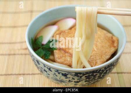 Kitsune Udon Noodle Foto Stock