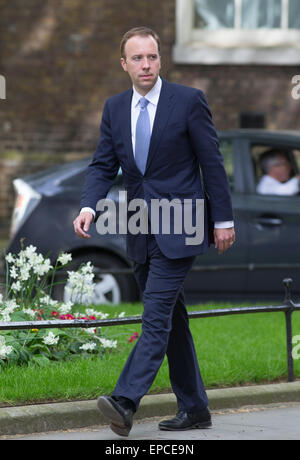 Matthew Hancock,il Ministro per l'ufficio di gabinetto e Pmo generale,arriva al numero 10 di Downing Street per una riunione del gabinetto Foto Stock