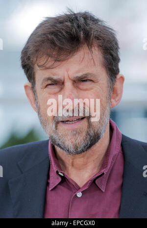 Cannes, Francia. 16 Maggio, 2015. Nanni Moretti Direttore Mia Madre, Photocall 68 Th Cannes Film Festival Cannes, Francia 16 maggio 2015 Dit78261 Credito: Allstar Picture Library/Alamy Live News Foto Stock