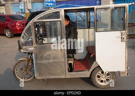 Motorrickshaw a Beijing in Cina Foto Stock