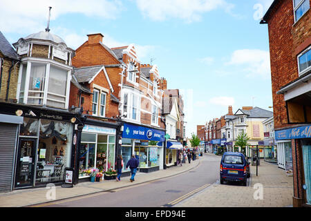 High Street Rushden Northamptonshire REGNO UNITO Foto Stock