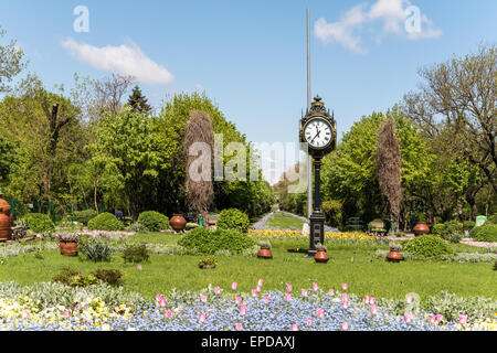 Il giardini Cismigiu (Parcul Cismigiu) è uno dei più grandi e più belli parchi pubblici nel centro di Bucarest costruita nel 1847 Foto Stock