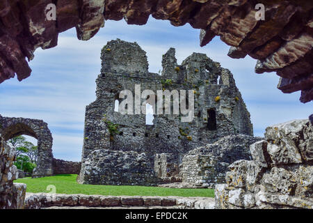 Ogmore Castle, Bridgend, GLAMORGAN, GALLES Foto Stock