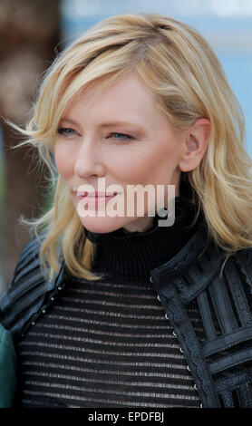 Cannes, Francia. Il 17 maggio 2015. Cate Blanchett attrice Carol, Photocall 68 Th Cannes Film Festival Cannes, Francia 17 maggio 2015 Dit78463 Credito: Allstar Picture Library/Alamy Live News Foto Stock