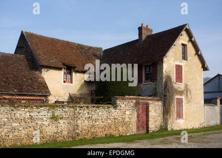 Casa a Fourges, Alta Normandia Francia Foto Stock