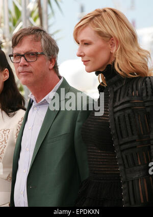 Cannes, Francia. Il 17 maggio 2015. Al photocall per il film di Carol nella 68 a Cannes Film Festival, domenica 17 maggio 2015, Cannes, Francia. Credito: Doreen Kennedy/Alamy Live News Foto Stock