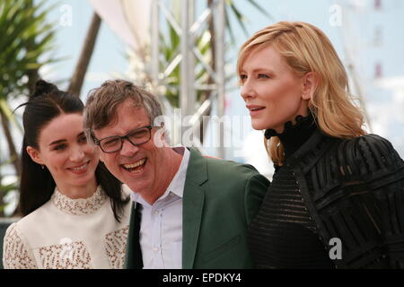 Cannes, Francia. Il 17 maggio 2015. Al photocall per il film di Carol nella 68 a Cannes Film Festival, domenica 17 maggio 2015, Cannes, Francia. Credito: Doreen Kennedy/Alamy Live News Foto Stock