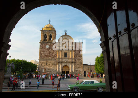 Nostra Signora di Purisma Concepcion, chiesa, città di Tequila, Jalisco, Messico Foto Stock