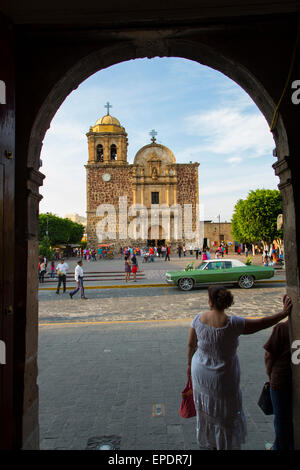 Nostra Signora di Purisma Concepcion, chiesa, città di Tequila, Jalisco, Messico Foto Stock