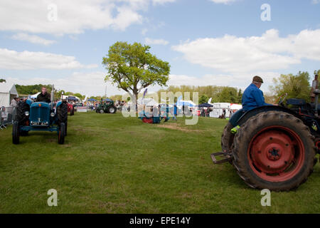 Un display di macchinari agricoli all' 'Hadleigh show' Suffolk, Regno Unito Foto Stock