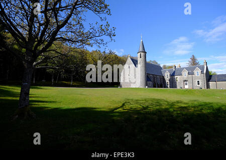 La Scozia, Regno Unito: la Chiesa Cattolica Romana sulle sponde del Loch Morar nelle Highlands scozzesi Foto Stock