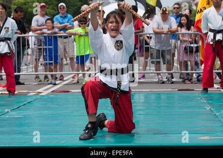 Team Hapmudo eseguire a livello nazionale Asian Heritage Festival - Washington DC, Stati Uniti d'America Foto Stock