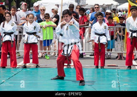 Team Hapmudo eseguire a livello nazionale Asian Heritage Festival - Washington DC, Stati Uniti d'America Foto Stock