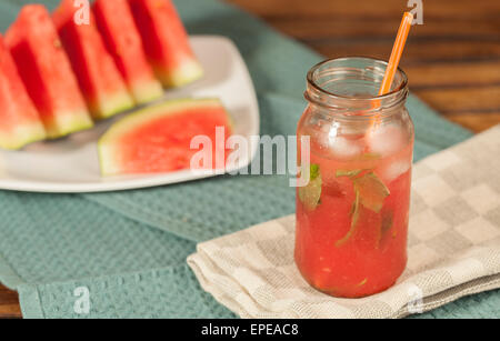 Succo di cocomero Foto Stock