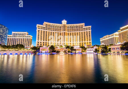 LAS VEGAS - 21 dicembre: Bellagio casinò su dicembre 21, 2013 a Las Vegas. Bellagio casino è uno dei più famosi casinò di Las Vegas Foto Stock