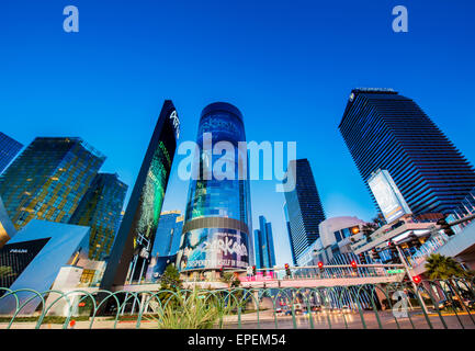 LAS VEGAS - 21 dicembre: Aria casino sul dicembre 21, 2013 a Las Vegas. Aria Casino è uno dei più famosi casinò di Las Vegas Foto Stock