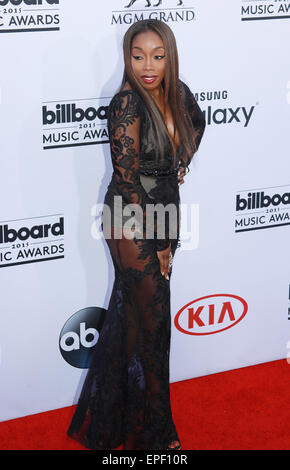 Las Vegas, Nevada, USA. 18 Maggio, 2015. Estelle assiste il 2015 Billboard Music Awards, 17 maggio 2015 a MGM Grand Arena di Las Vegas, Nevada Credit: Marcel Thomas/ZUMA filo/Alamy Live News Foto Stock