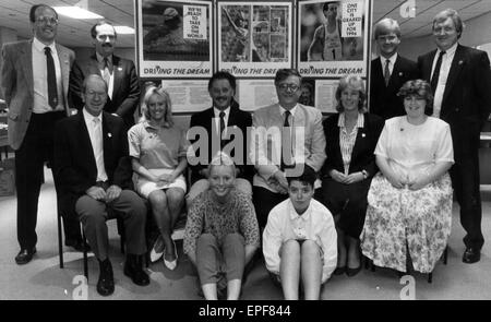 Manchester Olympic offerta per il 1996 Giochi, settembre 1990. Le Olimpiadi team. Foto Stock