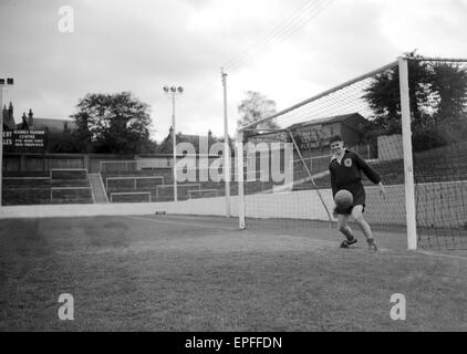 Scottish International Football giocatori, in allenamento della squadra per la Scozia, 14 ottobre 1954. Foto Stock