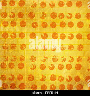 Abstract sfondo bello nello stile di mixed media con ornamento caotico Foto Stock