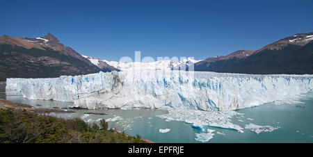 Vista panoramica Ghiacciaio Perito Moreno Patagonia Argentina Foto Stock