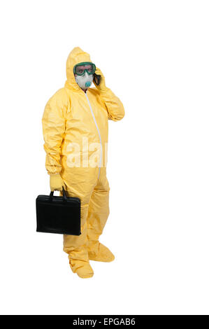 HAZMAT Suit Foto Stock