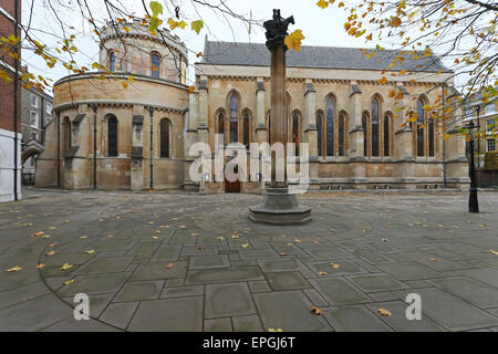 Temple Church di Londra Foto Stock