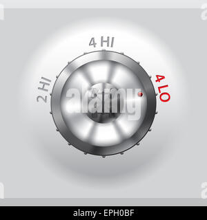 Off metallico differenziale stradale progettazione del quadro di comando Foto Stock