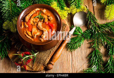 Manzo alla Stroganoff Foto Stock