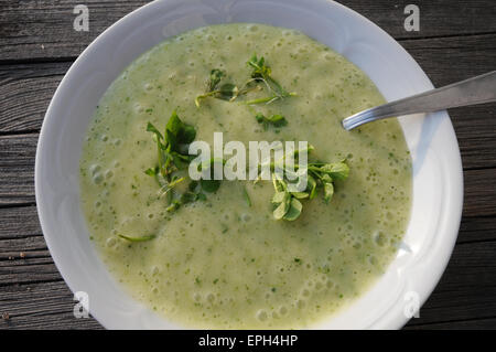 Zuppa di crescione Foto Stock