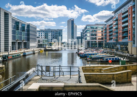 Clarence Dock Leeds Royal Armouries West Yorkshire Foto Stock