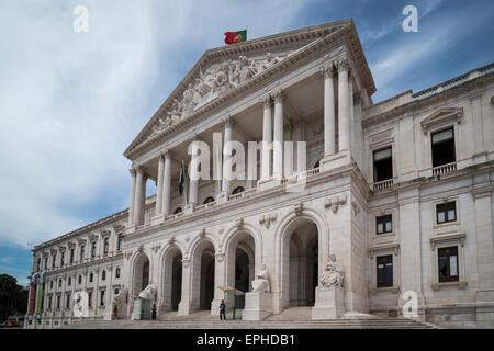 Il Palácio de São Bento, 'Saint Benedetto Palace", è la casa dell'Assemblea della Repubblica portoghese, il Parlamento. Lis Foto Stock