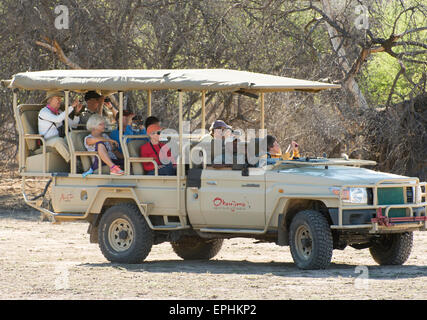 Africa, Namibia. Fondazione Africat. I turisti visite turistiche. Foto Stock