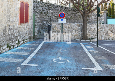 Parcheggio Disabili Foto Stock