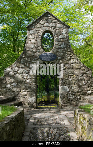 Tomba di David Lloyd George, Llanystumdwy, Galles Foto Stock